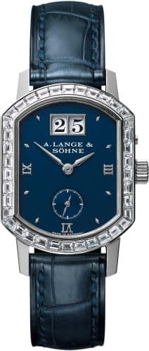 Arkade White Gold - Baguette / Blue — photo from WatchBase · Photo: WatchBase · © WatchBase, used with permission · Source: https://watchbase.com/a-lange-sohne/arkade/801-030
