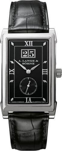 Cabaret Big Date Platinum / Black — photo from WatchBase · Photo: WatchBase · © WatchBase, used with permission · Source: https://watchbase.com/a-lange-sohne/cabaret/107-035