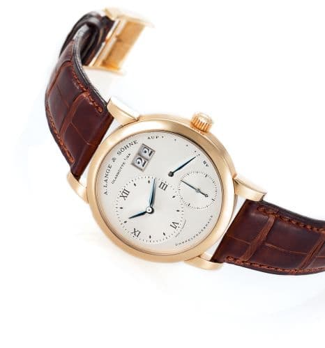 Lange 1 Yellow Gold Painted — photo from WatchBase · Photo: WatchBase · © WatchBase, used with permission · Source: https://watchbase.com/a-lange-sohne/lange-1/101-002