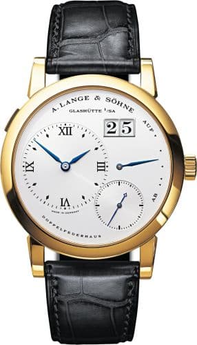 Lange 1 Yellow Gold Painted — photo from WatchBase · Photo: WatchBase · © WatchBase, used with permission · Source: https://watchbase.com/a-lange-sohne/lange-1/101-022