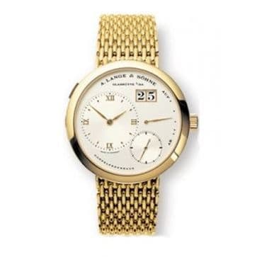 Lange 1 Yellow Gold / Silver / Bracelet — photo from WatchBase · Photo: WatchBase · © WatchBase, used with permission · Source: https://watchbase.com/a-lange-sohne/lange-1/101-321
