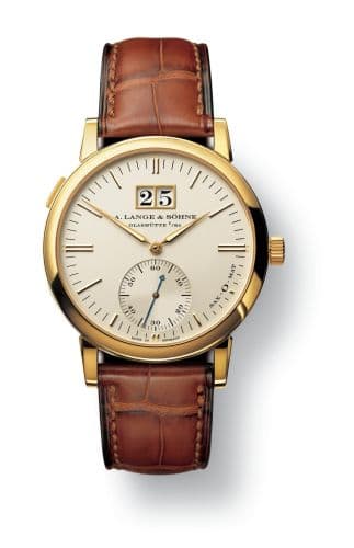 Langematik Big Date Yellow Gold — photo from WatchBase · Photo: WatchBase · © WatchBase, used with permission · Source: https://watchbase.com/a-lange-sohne/saxonia/308-021