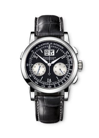 Datograph Platinum / Black — photo from WatchBase · Photo: WatchBase · © WatchBase, used with permission · Source: https://watchbase.com/a-lange-sohne/saxonia/403-035