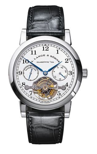 Tourbillon Pour le Mérite Platinum — photo from WatchBase · Photo: WatchBase · © WatchBase, used with permission · Source: https://watchbase.com/a-lange-sohne/tourbillon/701-005