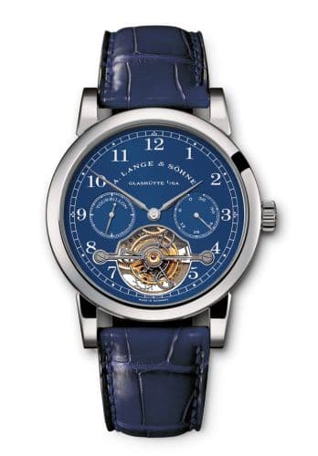 Tourbillon Pour le Mérite White Gold Blue — photo from WatchBase · Photo: WatchBase · © WatchBase, used with permission · Source: https://watchbase.com/a-lange-sohne/tourbillon/701-007