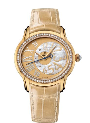Millenary Self-Winding Yellow Gold / Beige — photo from WatchBase · Photo: WatchBase · © WatchBase, used with permission · Source: https://watchbase.com/audemars-piguet/millenary/77301ba-zz-d097cr-01