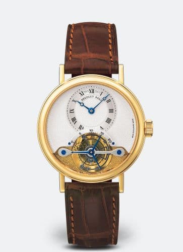 Tourbillon 3357 Yellow Gold / Silver — photo from WatchBase · Photo: WatchBase · © WatchBase, used with permission · Source: https://watchbase.com/breguet/classique-complications/3357ba-12-986