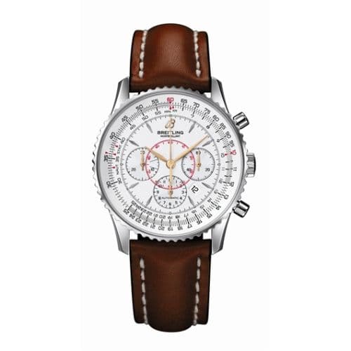 Montbillant Silver / Calf — photo from WatchBase · Photo: WatchBase · © WatchBase, used with permission · Source: https://watchbase.com/breitling/montbrillant/a4137012-g634