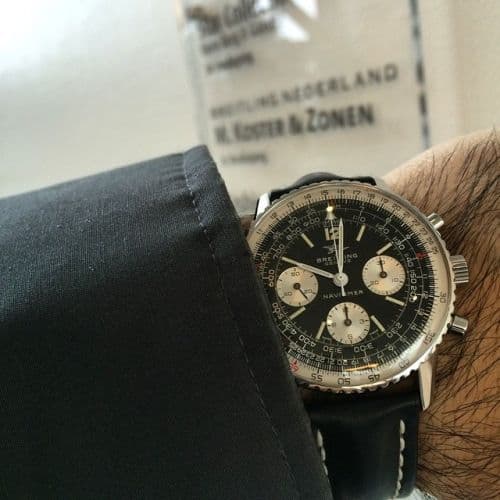 Navitimer 806 Valjoux 7736 — photo from WatchBase · Photo: WatchBase · © WatchBase, used with permission · Source: https://watchbase.com/breitling/navitimer/806-36