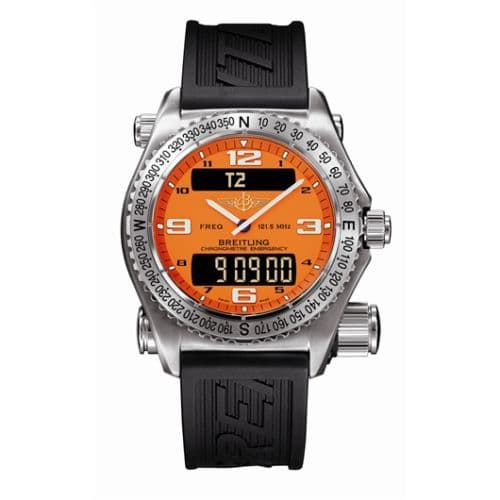 Emergency — photo from WatchBase · Photo: WatchBase · © WatchBase, used with permission · Source: https://watchbase.com/breitling/emergency/e7632110o500