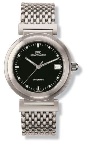 Da Vinci SL Stainless Steel / Black — photo from WatchBase · Photo: WatchBase · © WatchBase, used with permission · Source: https://watchbase.com/iwc/da-vinci/iw3528-05