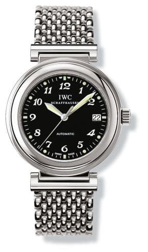 Da Vinci SL Stainless Steel / Black Breguet / Bracelet — photo from WatchBase · Photo: WatchBase · © WatchBase, used with permission · Source: https://watchbase.com/iwc/da-vinci/iw3528-11
