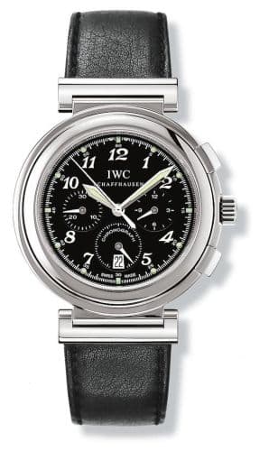 Da Vinci SL Chronograph MecaQuartz Stainless Steel / Black Breguet / Nappa — photo from WatchBase · Photo: WatchBase · © WatchBase, used with permission · Source: https://watchbase.com/iwc/da-vinci/iw3728-10
