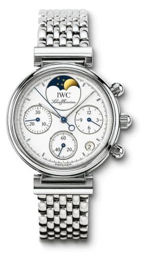 Kleine Da Vinci Stainless Steel / White / Bracelet — photo from WatchBase · Photo: WatchBase · © WatchBase, used with permission · Source: https://watchbase.com/iwc/da-vinci/iw3736-06