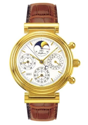 Da Vinci Perpetual Yellow Gold / White / Italian — photo from WatchBase · Photo: WatchBase · © WatchBase, used with permission · Source: https://watchbase.com/iwc/da-vinci/iw3750-02