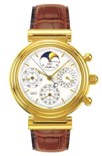 Da Vinci Perpetual Yellow Gold / White / French — photo from WatchBase · Photo: WatchBase · © WatchBase, used with permission · Source: https://watchbase.com/iwc/da-vinci/iw3750-04
