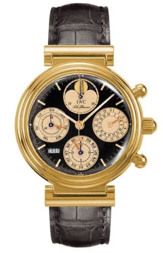 Da Vinci Perpetual Red Gold / Black / 120 Years — photo from WatchBase · Photo: WatchBase · © WatchBase, used with permission · Source: https://watchbase.com/iwc/da-vinci/iw3750-05