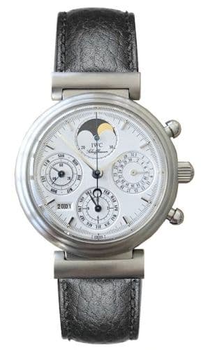 Da Vinci Perpetual Stainless Steel / White / German — photo from WatchBase · Photo: WatchBase · © WatchBase, used with permission · Source: https://watchbase.com/iwc/da-vinci/iw3750-10