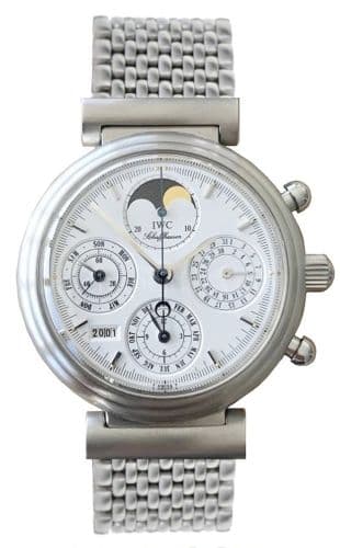 Da Vinci Perpetual Stainless Steel / White / German / Bracelet — photo from WatchBase · Photo: WatchBase · © WatchBase, used with permission · Source: https://watchbase.com/iwc/da-vinci/iw3750-19