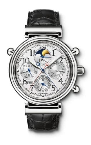 Da Vinci Perpetual Rattrapante Platinum / Silver / German — photo from WatchBase · Photo: WatchBase · © WatchBase, used with permission · Source: https://watchbase.com/iwc/da-vinci/iw3754-09