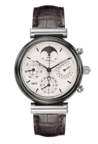 Da Vinci Perpetual Black Ceramic / White Gold / White / English — photo from WatchBase · Photo: WatchBase · © WatchBase, used with permission · Source: https://watchbase.com/iwc/da-vinci/iw3755-09