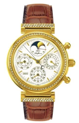 Da Vinci Perpetual Yellow Gold / Diamond / White / French — photo from WatchBase · Photo: WatchBase · © WatchBase, used with permission · Source: https://watchbase.com/iwc/da-vinci/iw8153-04