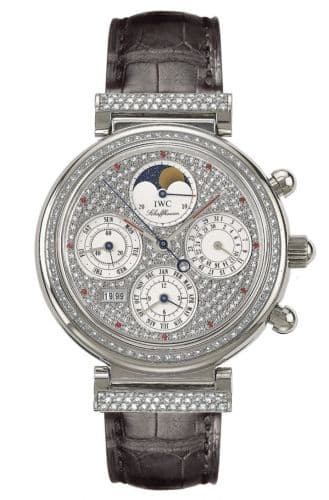 Da Vinci Perpetual White Gold / Diamond / Paved / Italian — photo from WatchBase · Photo: WatchBase · © WatchBase, used with permission · Source: https://watchbase.com/iwc/da-vinci/iw8153-14