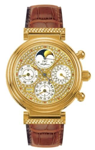 Da Vinci Perpetual Red Gold / Diamond / Paved / English — photo from WatchBase · Photo: WatchBase · © WatchBase, used with permission · Source: https://watchbase.com/iwc/da-vinci/iw8153-17