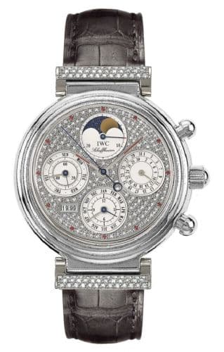 Da Vinci Perpetual White Gold / Diamond / Paved / English — photo from WatchBase · Photo: WatchBase · © WatchBase, used with permission · Source: https://watchbase.com/iwc/da-vinci/iw8153-18