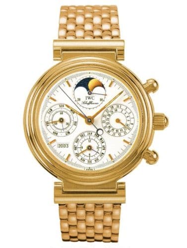 Da Vinci Perpetual Red Gold / White / English / Bracelet — photo from WatchBase · Photo: WatchBase · © WatchBase, used with permission · Source: https://watchbase.com/iwc/da-vinci/iw9252-13