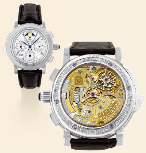 Destriero Scafusia Platinum / English — photo from WatchBase · Photo: WatchBase · © WatchBase, used with permission · Source: https://watchbase.com/iwc/grande-complication/iw1868-18