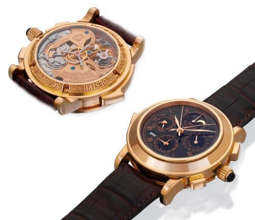 Destriero Scafusia Red Gold / Black / English — photo from WatchBase · Photo: WatchBase · © WatchBase, used with permission · Source: https://watchbase.com/iwc/grande-complication/iw1868-11