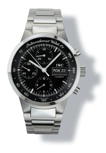 GST Chronograph Automatic Stainless Steel / Black / English — photo from WatchBase · Photo: WatchBase · © WatchBase, used with permission · Source: https://watchbase.com/iwc/gst-aquatimer/iw3707-08