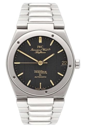 Ingenieur SL Automatic Stainless Steel / Black / Bracelet — photo from WatchBase · Photo: WatchBase · © WatchBase, used with permission · Source: https://watchbase.com/iwc/ingenieur/iw3505-02