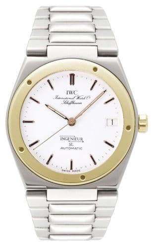 Ingenieur SL Automatic Stainless Steel / Yellow Gold / White / Bracelet — photo from WatchBase · Photo: WatchBase · © WatchBase, used with permission · Source: https://watchbase.com/iwc/ingenieur/iw3505-06