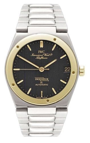 Ingenieur SL Automatic Stainless Steel / Yellow Gold / Black / Bracelet — photo from WatchBase · Photo: WatchBase · © WatchBase, used with permission · Source: https://watchbase.com/iwc/ingenieur/iw3505-07