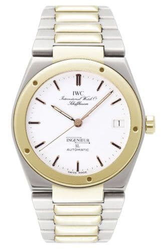 Ingenieur SL Automatic Stainless Steel / Yellow Gold / White / Bracelet — photo from WatchBase · Photo: WatchBase · © WatchBase, used with permission · Source: https://watchbase.com/iwc/ingenieur/iw3505-11