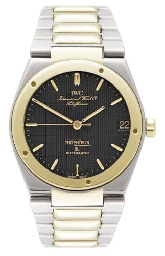 Ingenieur SL Automatic Stainless Steel / Yellow Gold / Black / Bracelet — photo from WatchBase · Photo: WatchBase · © WatchBase, used with permission · Source: https://watchbase.com/iwc/ingenieur/iw3505-12