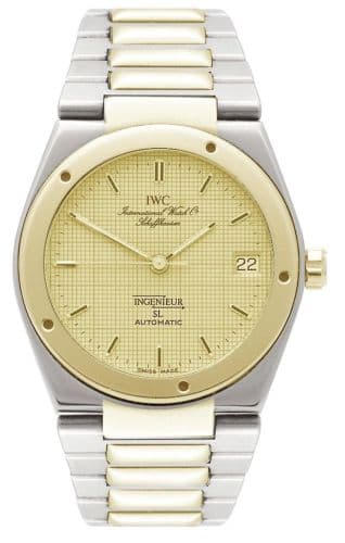 Ingenieur SL Automatic Stainless Steel / Yellow Gold / Champagne / Bracelet — photo from WatchBase · Photo: WatchBase · © WatchBase, used with permission · Source: https://watchbase.com/iwc/ingenieur/iw3505-14