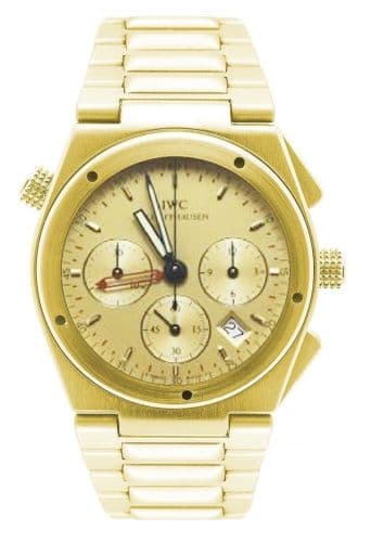 Ingenieur Mecaquartz Chronograph Alarm Yellow Gold / Champagne / Bracelet — photo from WatchBase · Photo: WatchBase · © WatchBase, used with permission · Source: https://watchbase.com/iwc/ingenieur/iw9515-03