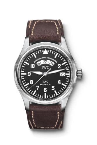 Pilot's Watch UTC Stainless Steel / Black / Strap — photo from WatchBase · Photo: WatchBase · © WatchBase, used with permission · Source: https://watchbase.com/iwc/pilot/iw3251-01