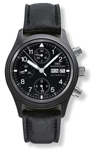Pilot's Watch Chronograph Ceramic / English / Strap — photo from WatchBase · Photo: WatchBase · © WatchBase, used with permission · Source: https://watchbase.com/iwc/pilot/iw3705-03