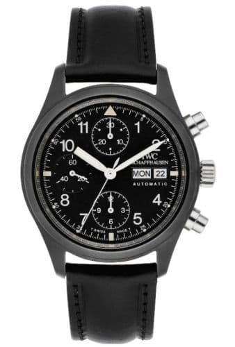 Pilot's Watch Chronograph Ceramic / French / Strap — photo from WatchBase · Photo: WatchBase · © WatchBase, used with permission · Source: https://watchbase.com/iwc/pilot/iw3705-04