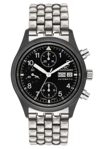 Pilot's Watch Chronograph Ceramic / English / Bracelet — photo from WatchBase · Photo: WatchBase · © WatchBase, used with permission · Source: https://watchbase.com/iwc/pilot/iw3705-07