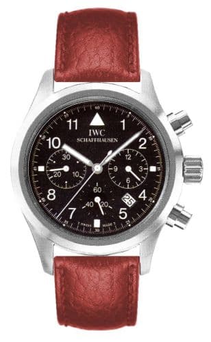 Pilot's Watch Chronograph Mecaquartz Stainless Steel / Black / Strap — photo from WatchBase · Photo: WatchBase · © WatchBase, used with permission · Source: https://watchbase.com/iwc/pilot/iw3741-07