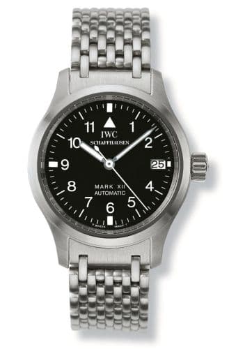 Lady Pilot's Watch Mark XII Stainless Steel / Black / Bracelet — photo from WatchBase · Photo: WatchBase · © WatchBase, used with permission · Source: https://watchbase.com/iwc/pilot/iw4421-02