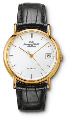 Portofino Automatic Yellow Gold / White / Strap — photo from WatchBase · Photo: WatchBase · © WatchBase, used with permission · Source: https://watchbase.com/iwc/portofino/iw3513-01