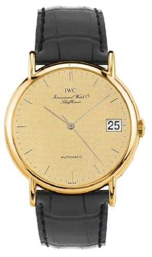 Portofino Automatic Yellow Gold / Champagne / Strap — photo from WatchBase · Photo: WatchBase · © WatchBase, used with permission · Source: https://watchbase.com/iwc/portofino/iw3513-02