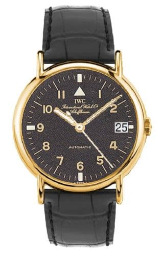Portofino Automatic Yellow Gold / Black - Pilot / Strap — photo from WatchBase · Photo: WatchBase · © WatchBase, used with permission · Source: https://watchbase.com/iwc/portofino/iw3513-03