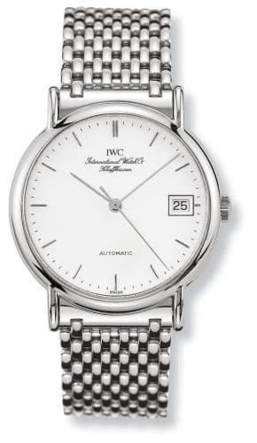 Portofino Automatic / Stainless Steel / White / Bracelet — photo from WatchBase · Photo: WatchBase · © WatchBase, used with permission · Source: https://watchbase.com/iwc/portofino/iw3513-18